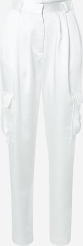 Regular Pantalon cargo 'CHIARANA' RECC en blanc : devant