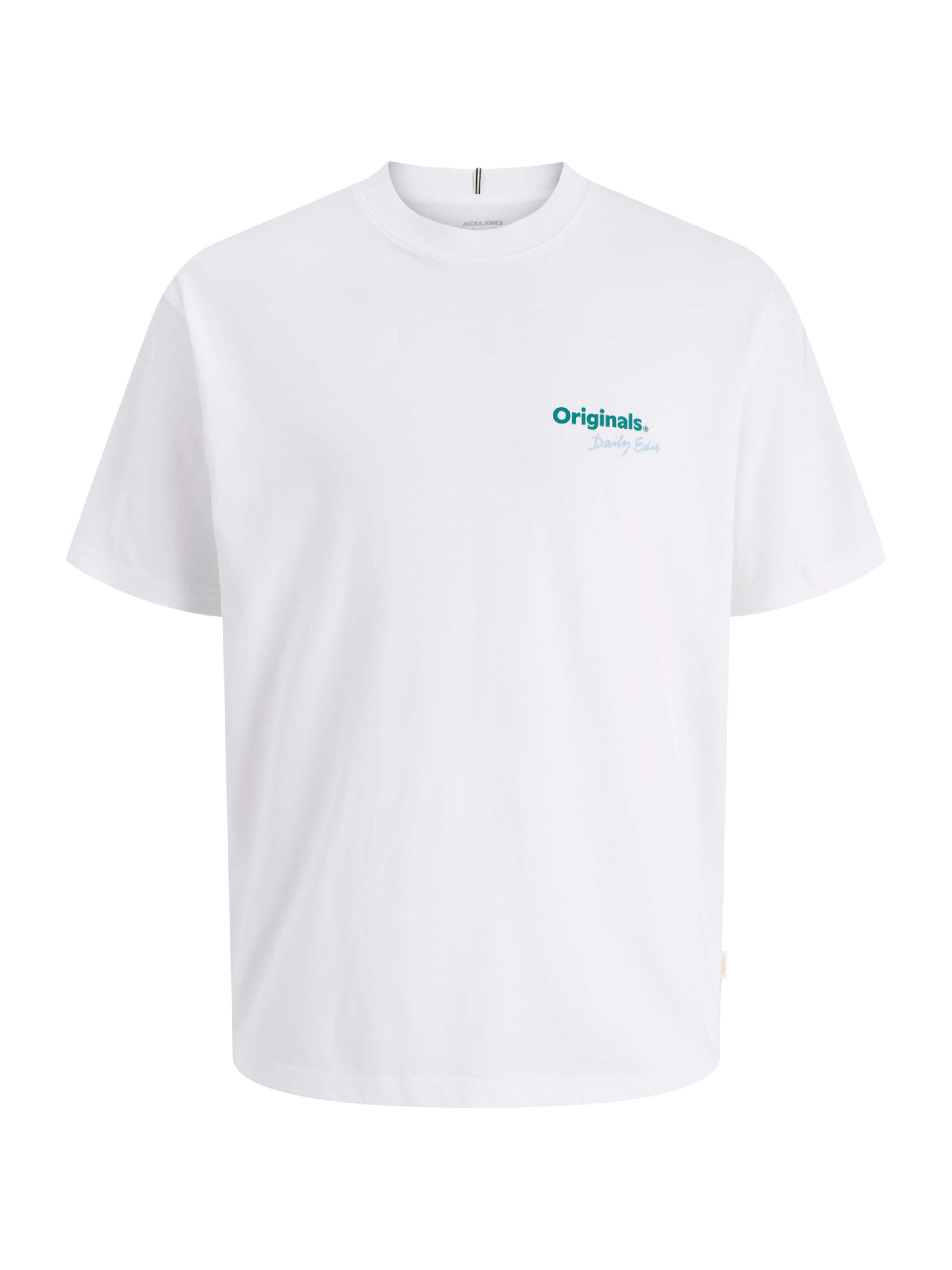 T-Shirt JACK & JONES en blanc : devant