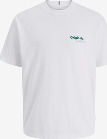 T-Shirt JACK & JONES en blanc : devant