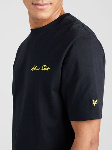 Lyle & Scott Tričko – černá