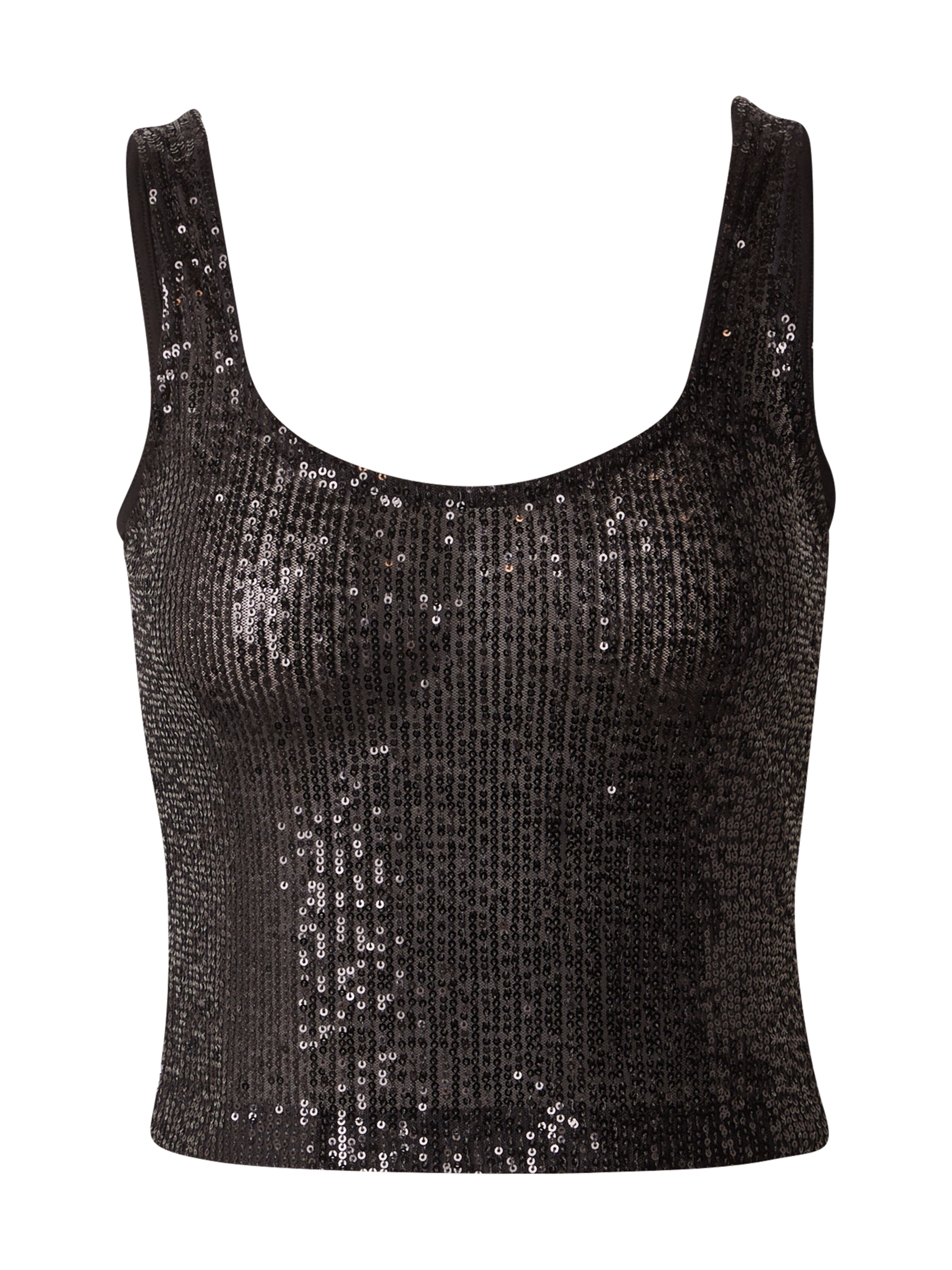 ABOUT YOU Top 'Jessa' | črna barva: sprednja stran