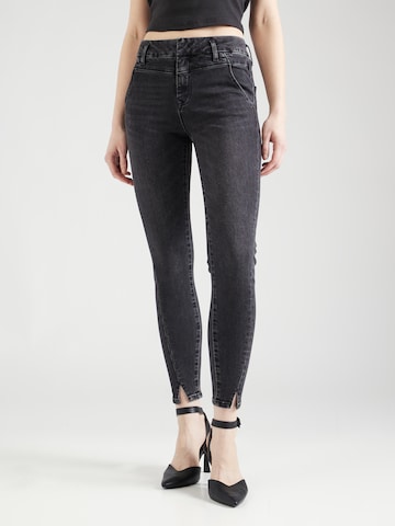 Skinny Jeans 'Vintage' di Dawn in nero: frontale