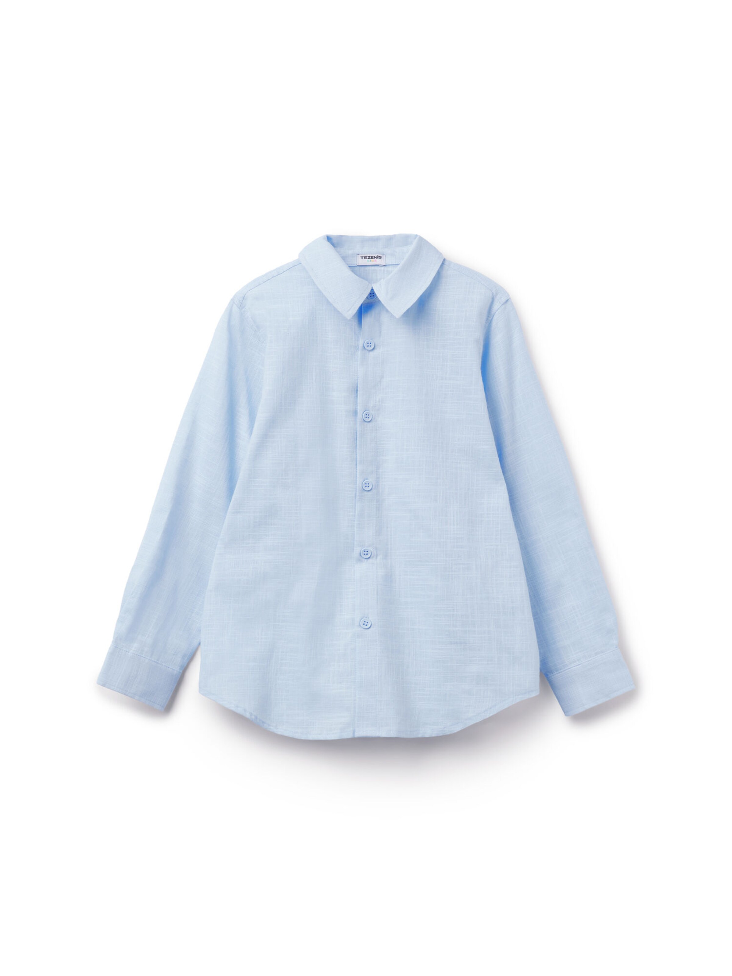 Tezenis Button Up Shirt in Blue: front