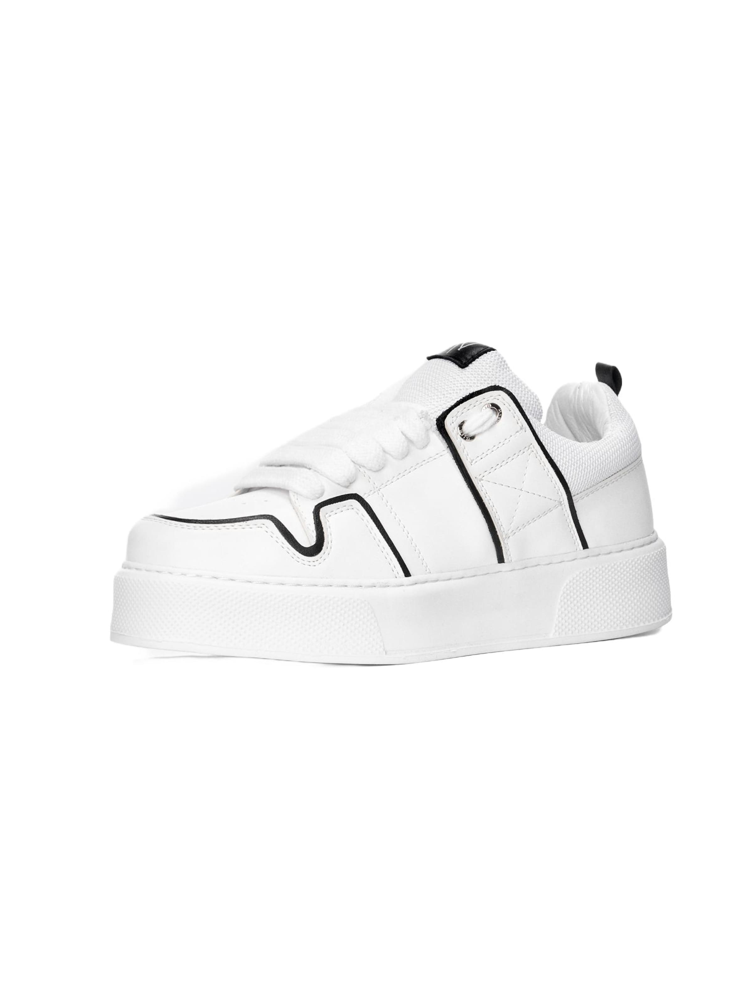 Baskets MARTIN VALEN en blanc : devant