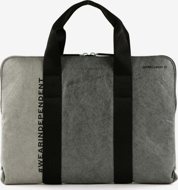 STRELLSON Laptop Bag in Grey: front