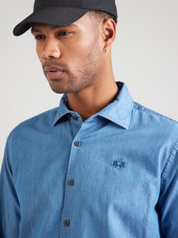 La Martina Regular Fit Hemd in Blau