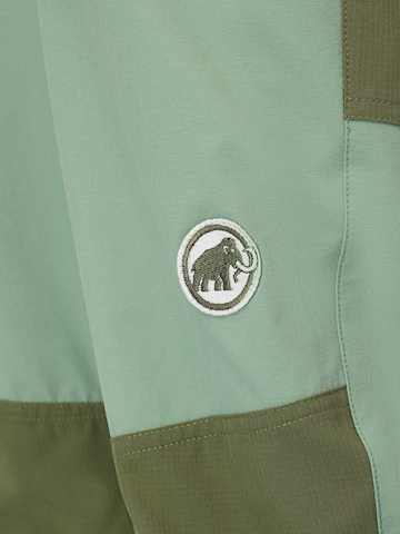 MAMMUT Regular Outdoor Pants 'Taiss' in Green