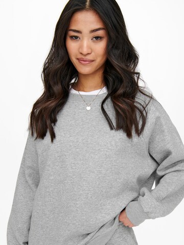 ONLY Sweatshirt 'Every' in Grau