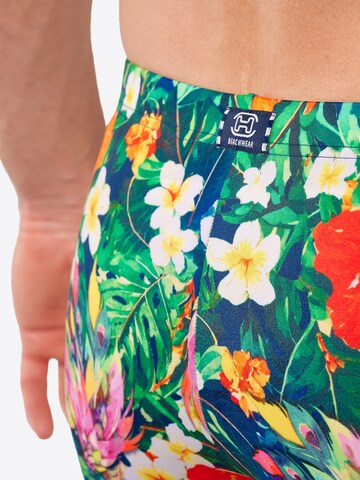 Shorts de bain ' Swim Shorts Peacock ' HOM en mélange de couleurs