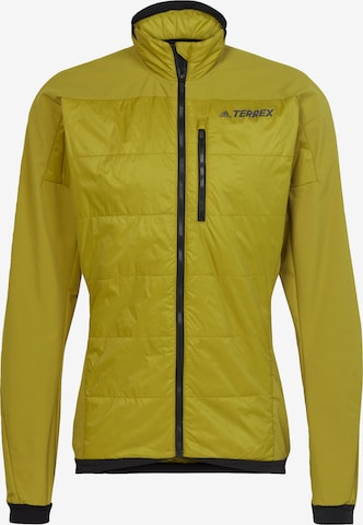 Veste outdoor ADIDAS TERREX en vert : devant