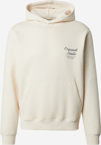 JACK & JONES Mikina 'JWHNORREBRO' – bílá: přední strana