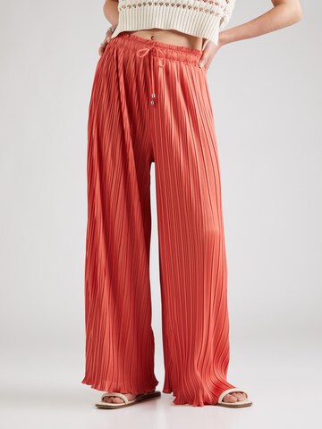 Loosefit Pantalon 'Letizia' ABOUT YOU en rouge : devant