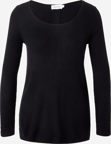 Calvin Klein - Jersey en negro: frente