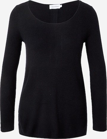 Calvin Klein Sweater in Black: front