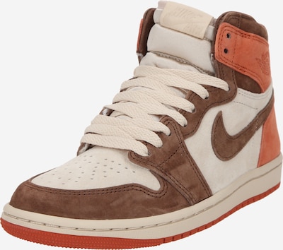 Jordan Sneaker 'Air Jordan 1 Retro' in creme / braun / orange, Produktansicht