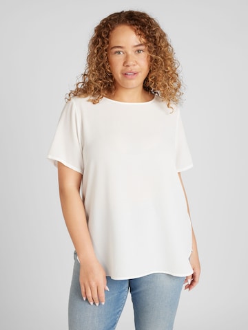 ONLY Carmakoma Blouse 'Vica' in White: front
