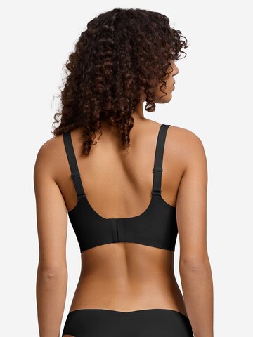 SHARICCA Push-up Bra 'SHARICCA Seamless Wireless Bra' in Black