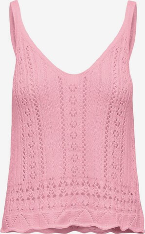 ONLY Knitted Top 'Lyzet' in Pink: front