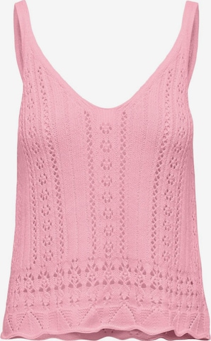 ONLY Knitted Top 'Lyzet' in Pink: front