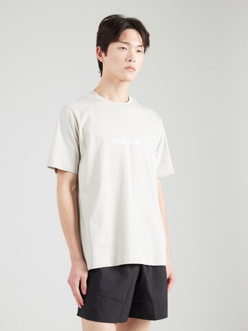 ADIDAS ORIGINALS Performance Shirt 'Essentials Linear' in Grey: front