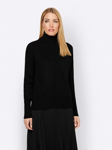 heine Sweater in Black: front