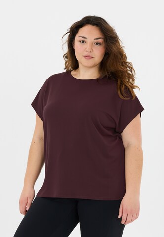 Q by Endurance Functioneel shirt 'Jenirei' in Rood: voorkant