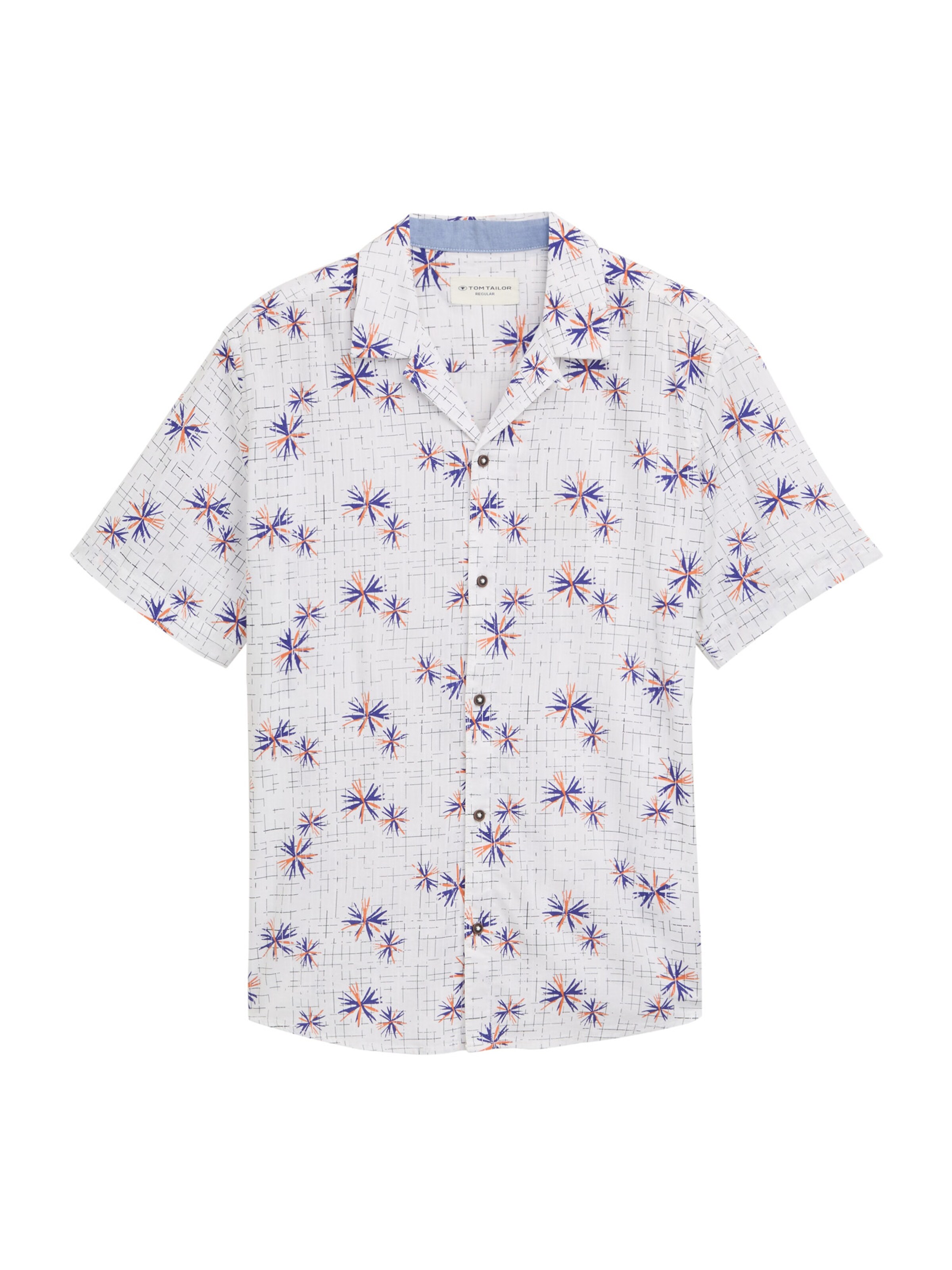 Regular fit Camicia di TOM TAILOR in bianco: frontale