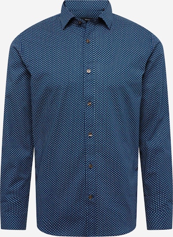 Matinique Regular fit Button Up Shirt 'Trostol' in Blue: front