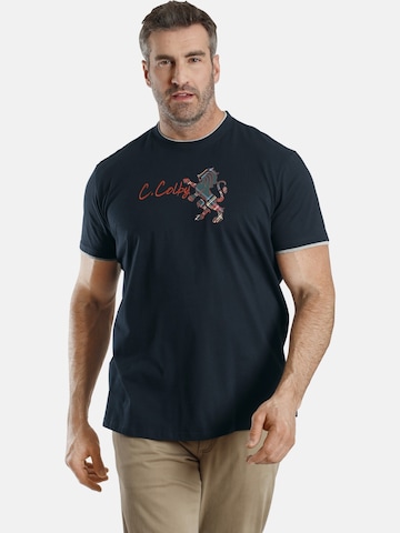 Charles Colby Shirt ' Earl Cian ' in Blue: front