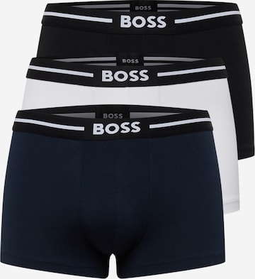 BOSS Black Boxerky 'Bold' – modrá: přední strana