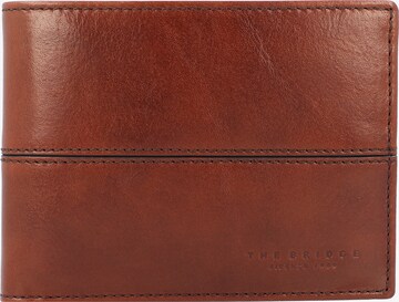 The Bridge Wallet 'Vespucci' in Brown: front