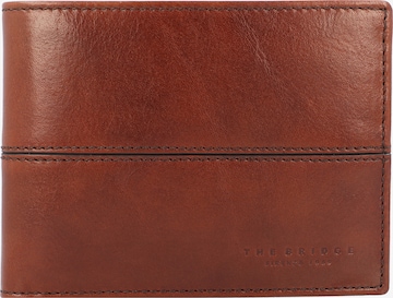 The Bridge Wallet 'Vespucci' in Brown: front