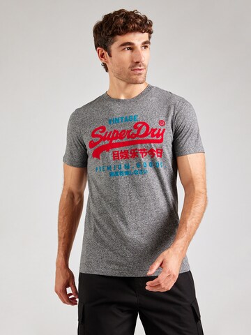 Superdry T-Shirt in Grau: Vorderseite