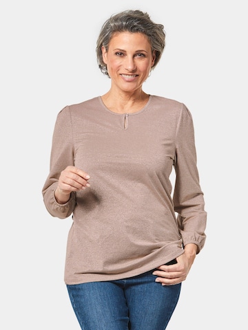 T-shirt Goldner en beige : devant