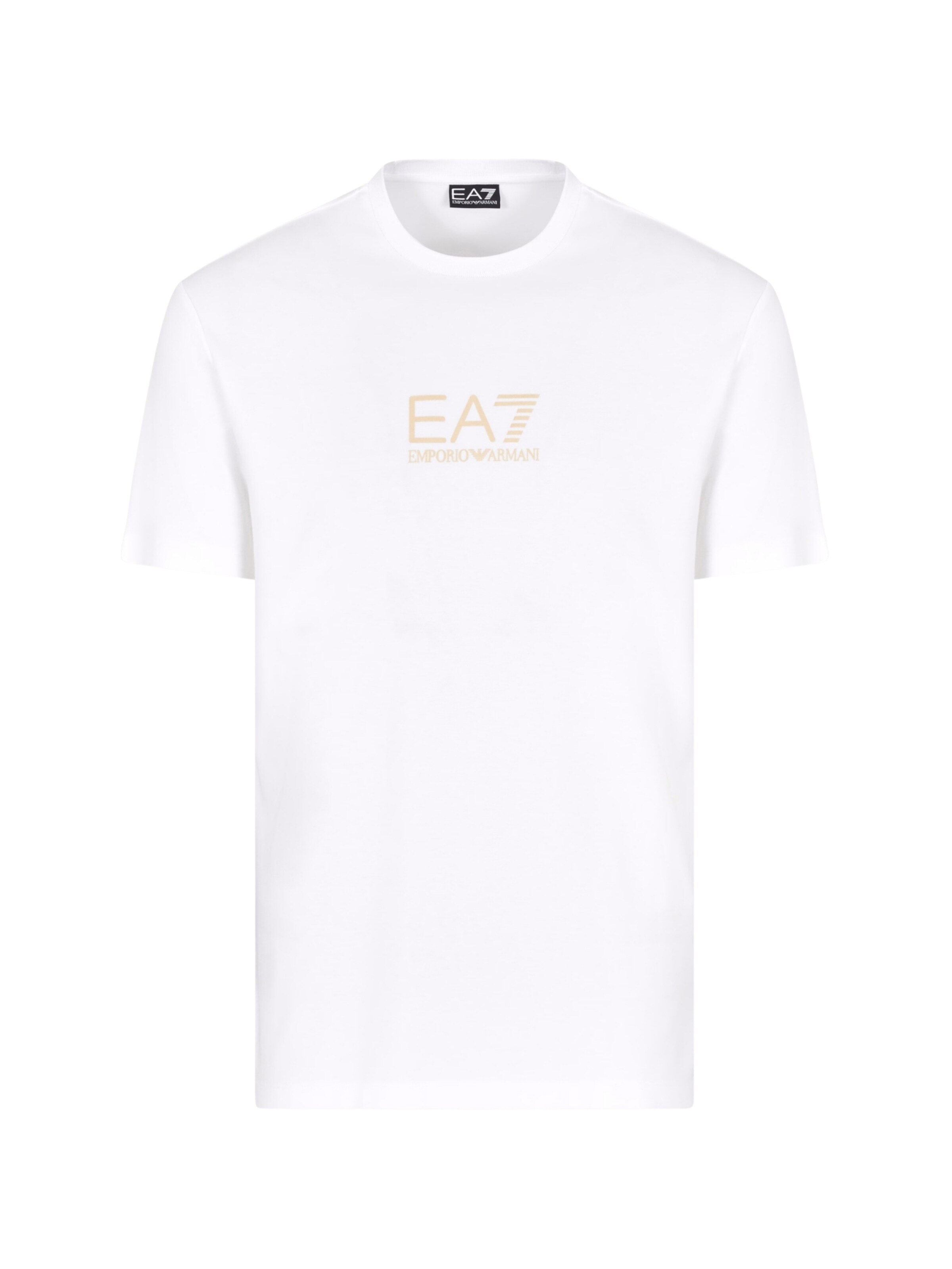 T-Shirt EA7 Emporio Armani en blanc : devant