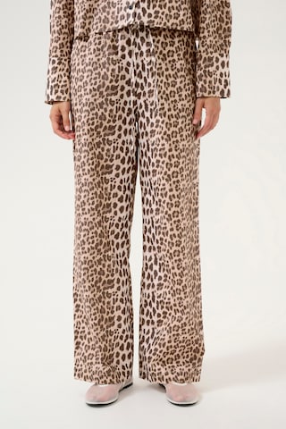 KAREN BY SIMONSEN Slim fit Trousers 'Ulrike' in Brown: front