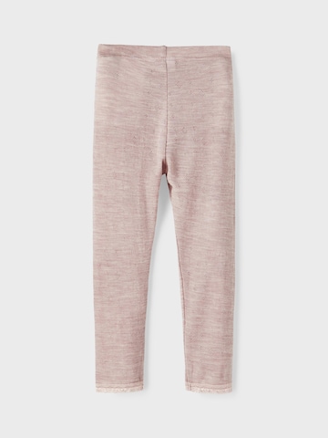 NAME IT - Skinny Leggings 'Wang' em castanho