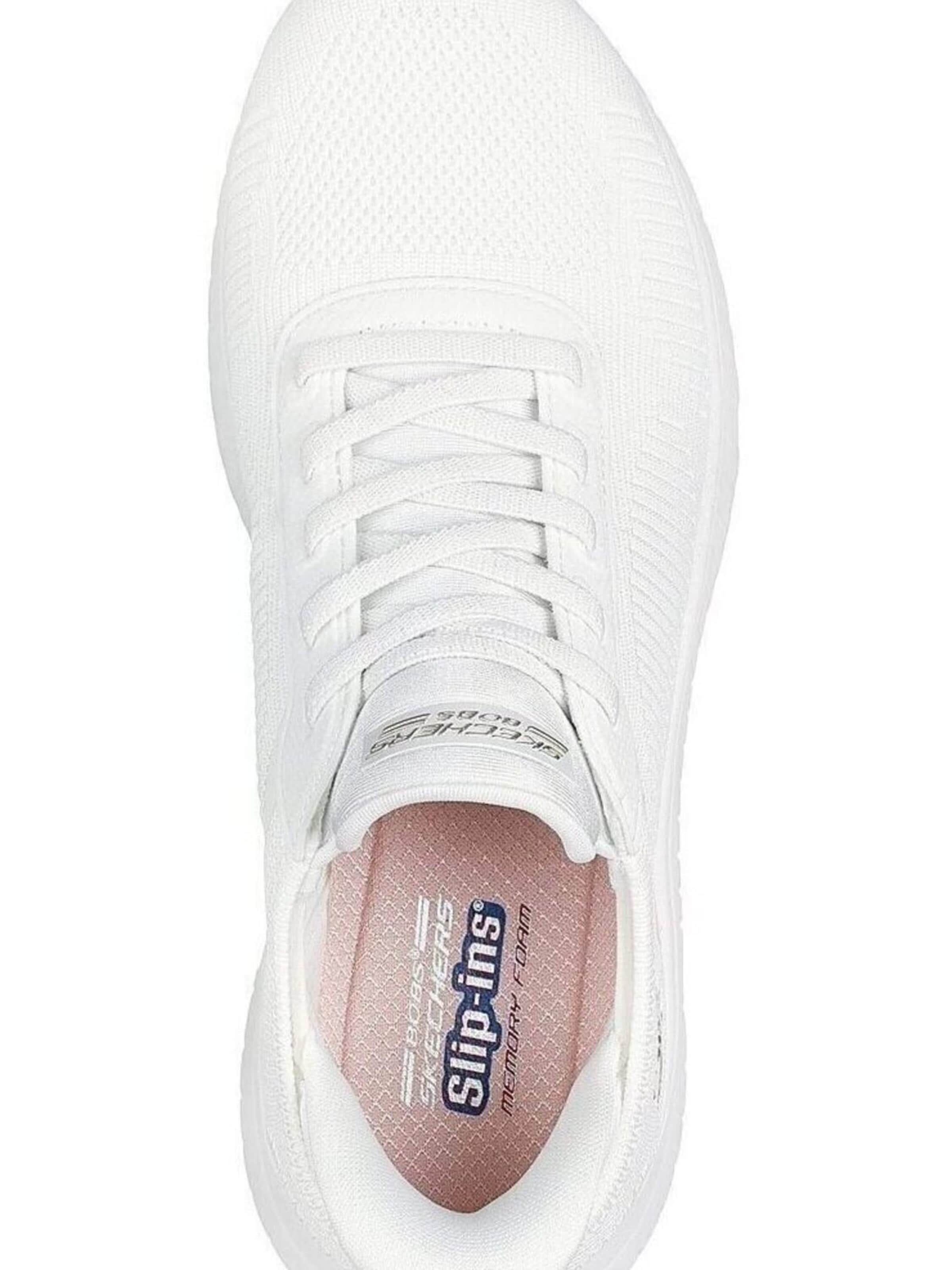 Chaussure de sport 'Slip-Ins: BOBS Sport Squad Chaos - Current Muse' SKECHERS en blanc