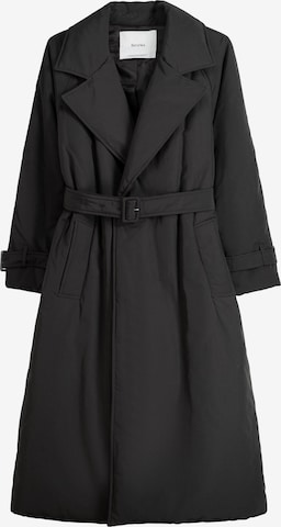 Manteau mi-saison Bershka en gris : devant