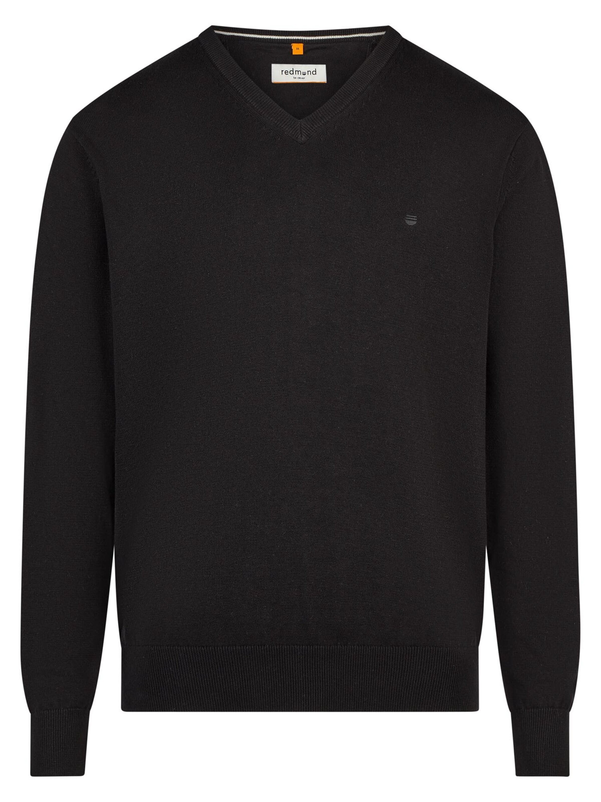 redmond Sweater 'Basic' in Black: front