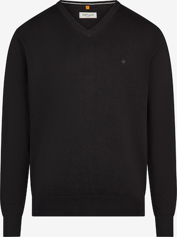 redmond Pullover 'Basic' in Schwarz: Vorderseite