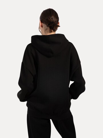Smilodox Lyanna Basic Zipper Hoodie in Schwarz