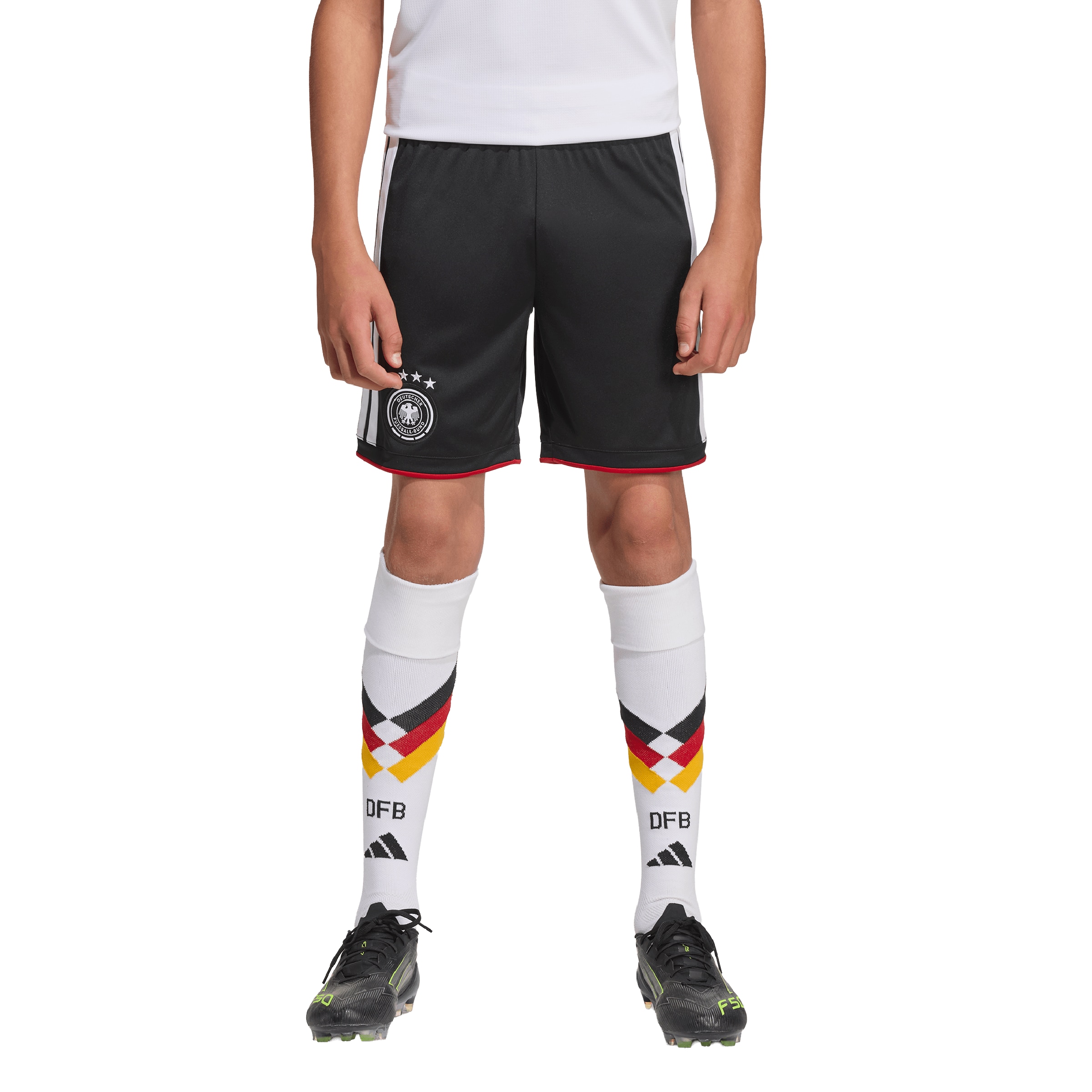 regular Pantaloni sportivi 'Deutschland 26' di ADIDAS PERFORMANCE in nero: frontale