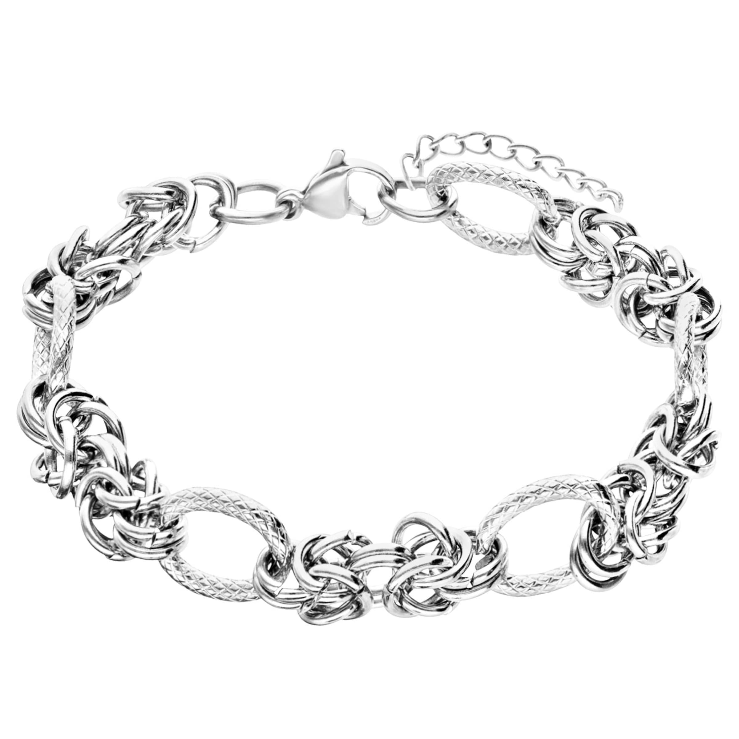 Lucardi Armband in silber, Produktansicht