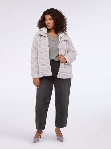 Fiorella Rubino Winter Coat in Grey