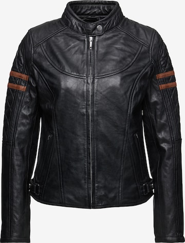 Tazzio Übergangsjacke 'F513' in Schwarz: Vorderseite