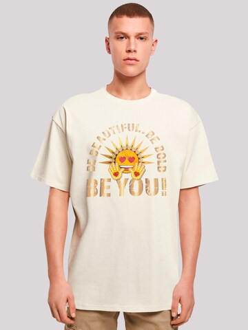 emoji couture Shirt in Beige: Vorderseite