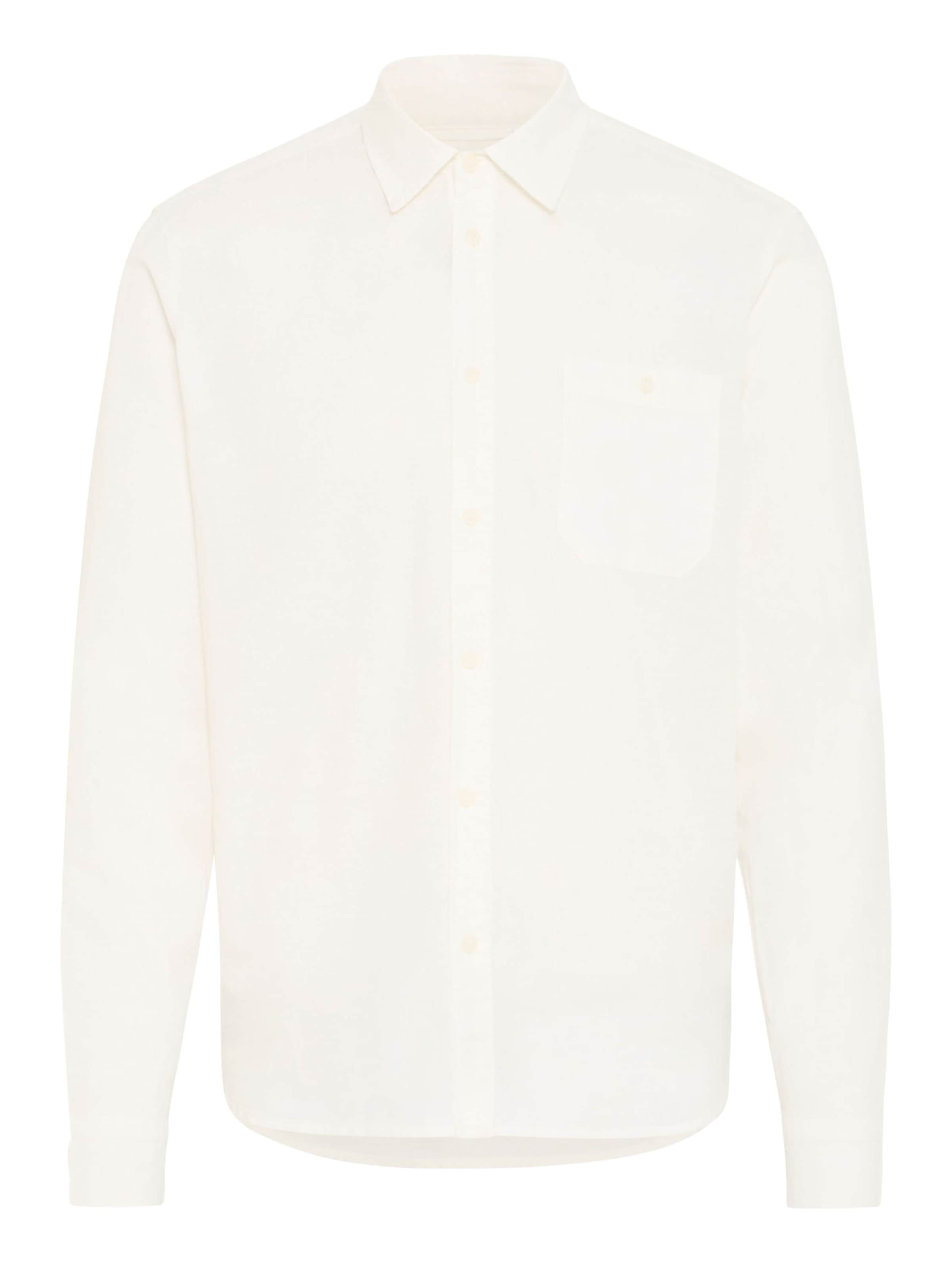 BLEND Overhemd ' BHBAY LINEN ' in Wit: voorkant