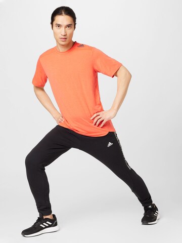 ADIDAS SPORTSWEAR Sportshirt 'Designed for Training' in Orange