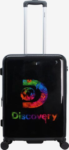 Discovery Suitcase 'STENCIL' in Black: front